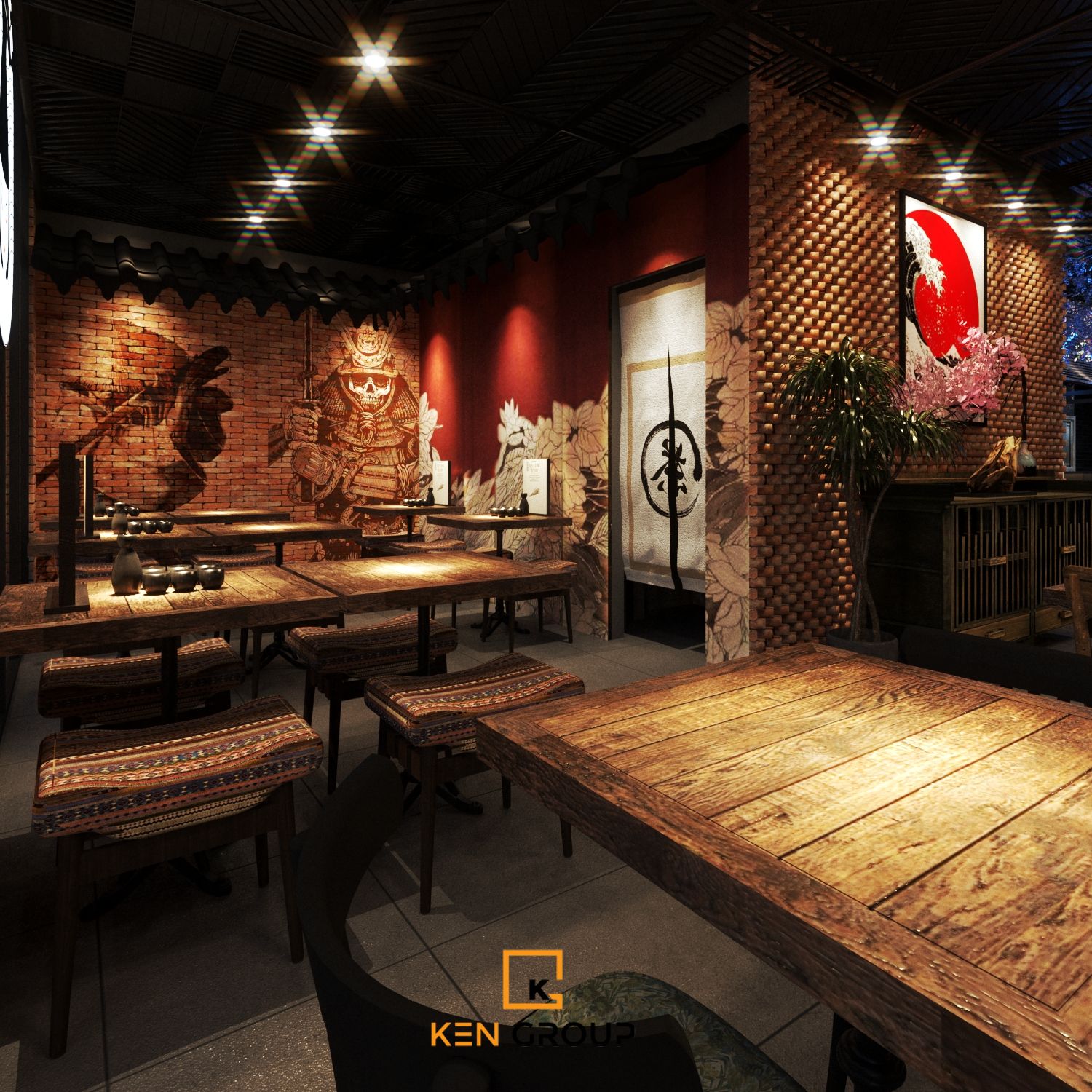 Thiết kế nhà hàng The Sake 